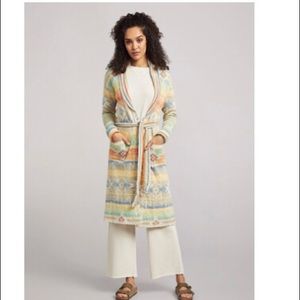 Faherty Multicolor Patterned Cardigan